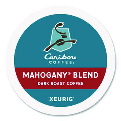Caribou Coffee Mahogany Coffee K-Cups, 24/ Box (6990)