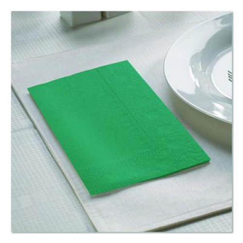 Hoffmaster Dinner Napkins, 2-Ply, 15 x 17, Teal, 1,000/Carton (180501)