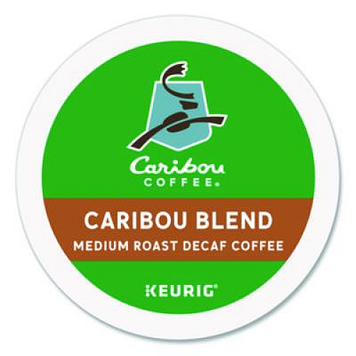 Caribou Coffee Caribou Blend Decaf Coffee K-Cups, 96/Carton (6995CT)
