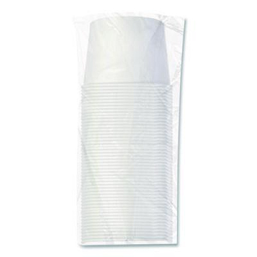 SOLO Double Poly Paper Food Containers, 10 oz, 3.8 dia x 2.7" h, White, Paper,1,000/Carton (VN61002050)