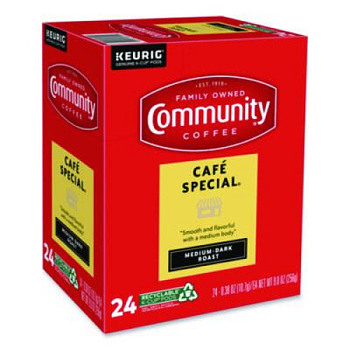 Community Coffee Cafe Special K-Cups, 24/Box (6405CC)