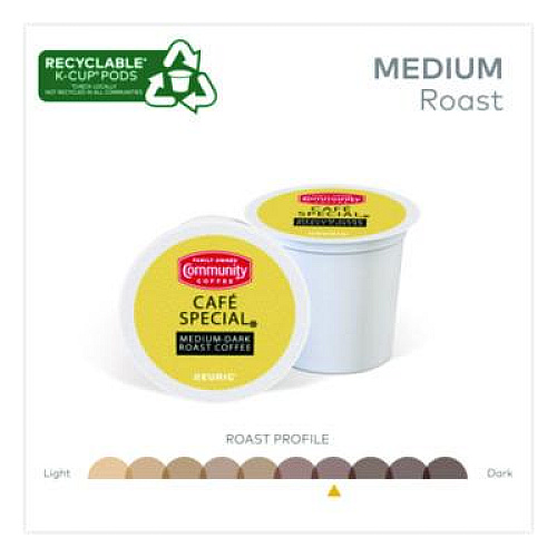 Community Coffee Cafe Special K-Cups, 24/Box (6405CC)