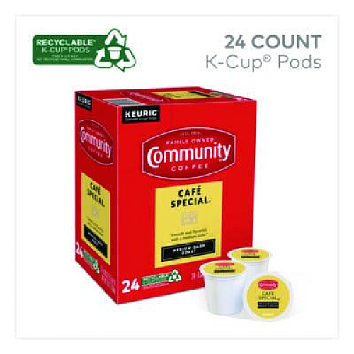 Community Coffee Cafe Special K-Cups, 24/Box (6405CC)