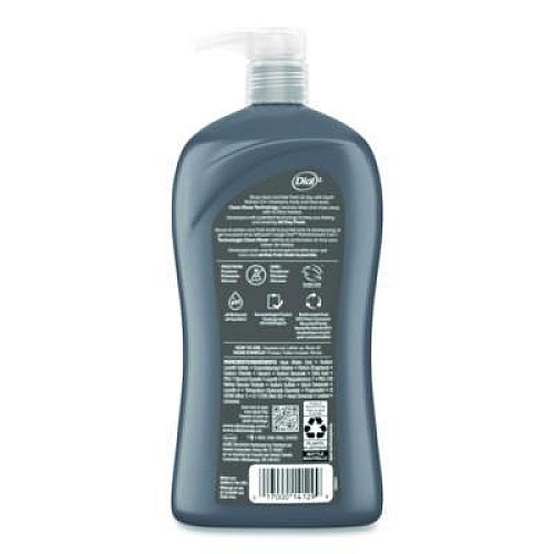 Dial Men Refresh 3-in-1 Body, Hair and Face Wash, Blue Sage Scent, 32 oz, 4/Carton (14130)