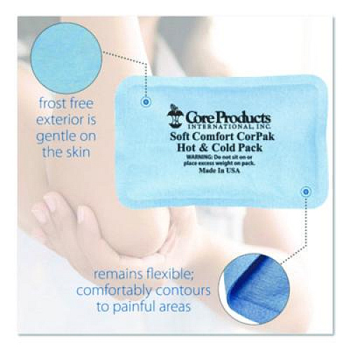 Core Products Soft Comfort CorPak Reusable Hot and Cold Pack, 10 x 6 (ACC550)