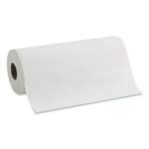 Georgia Pacific Professional Pacific Blue Select Two-Ply Perforated Paper Kitchen Roll Towels, 2-Ply, 11 x 8.88, White, 100/Roll (27300RL)