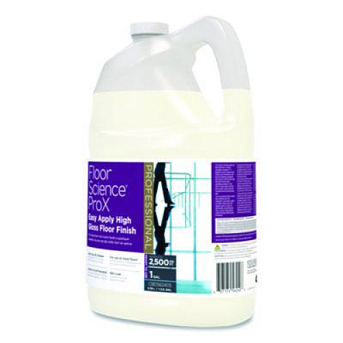 Diversey Floor Science ProX Easy Apply High Gloss Floor Finish, 1 gal Bottle, 4/Carton (CBD562405)