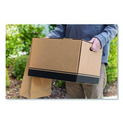 SCT Carryout Boxes, Large Transport Box, 13.5 x 17 x 11.25, Kraft, 15/Carton (1174)