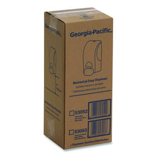 Georgia Pacific Professional Soap Dispenser for 1,200 mL Bag-in-Box Refill, 4.6 x 5.6 x 10.7, Translucent White (53087)