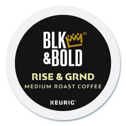 BLK & Bold Rise and GRND K-Cups, 0.41 oz K-Cup, 20/Box (0055)