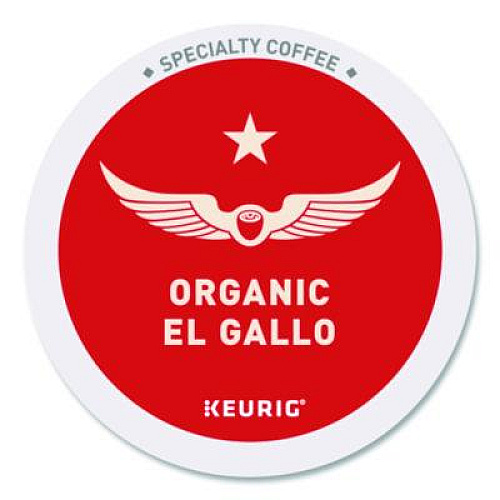 Intelligentsia El Gallo Organic Coffee K-Cups, Light Roast, 20/Box (0154)