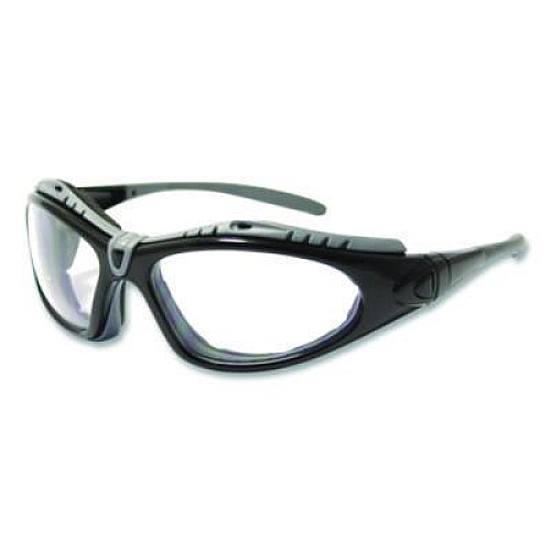 Bouton Optical Fuselage Safety Goggles, Black Frame, Clear Lens (250500420)