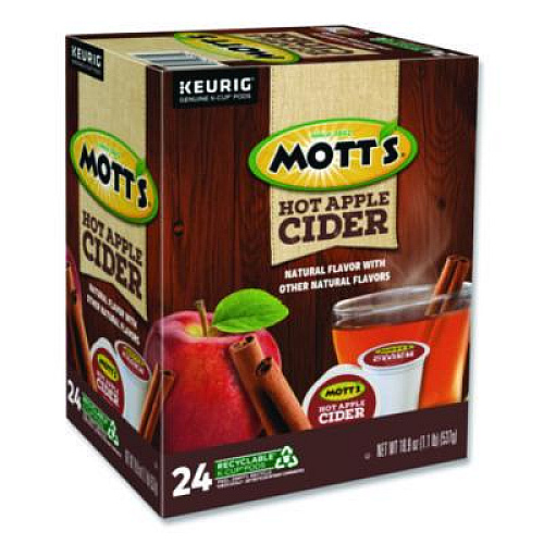 Mott's Hot Apple Cider K-Cup Pods, 1 oz K-Cup Pod, 24/Box (8604)
