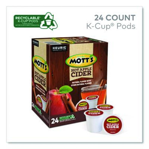 Mott's Hot Apple Cider K-Cup Pods, 1 oz K-Cup Pod, 24/Box (8604)