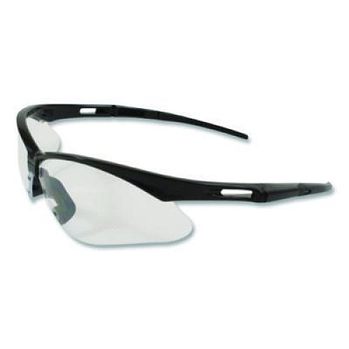 Bouton Anser Optical Safety Glasses, Black Half Frame, Clear Dual Anti-Fog Lens (250AN10111)
