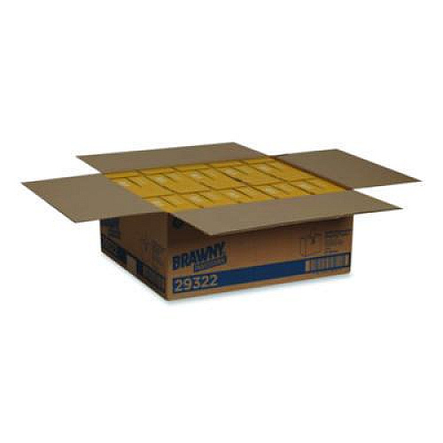 Brawny Professional Heavyweight HEF Disposable Shop Towels, 9 x 12.5, White, 176/Box, 10 Box/Carton (29322)