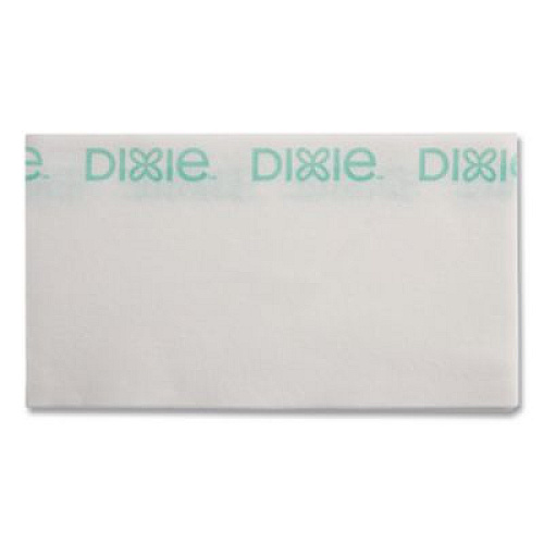 Dixie H700 Disposable Foodservice Towel, 1-Ply, 13 x 23.5, White/Green, 150/Carton (29416)