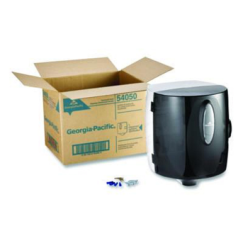 Georgia Pacific Professional Center-Pull Paper Towel Dispenser, 9.9 x 10 x 10.5, Translucent Smoke (54050)