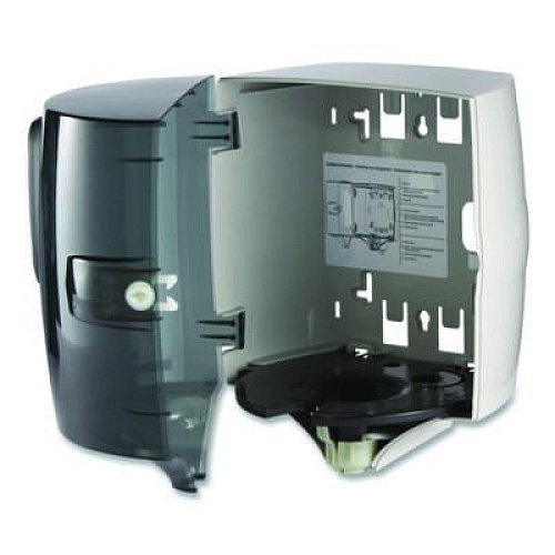 Georgia Pacific Professional Center-Pull Paper Towel Dispenser, 9.9 x 10 x 10.5, Translucent Smoke (54050)