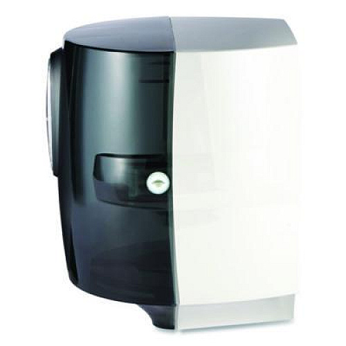 Georgia Pacific Professional Center-Pull Paper Towel Dispenser, 9.9 x 10 x 10.5, Translucent Smoke (54050)