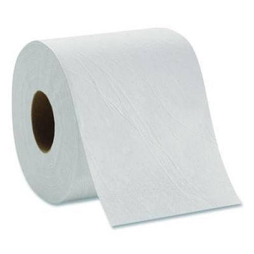 Georgia Pacific Professional Pacific Blue Basic Bathroom Tissue, Septic Safe, 1-Ply, White, 1,210 Sheets/Roll, 80 Rolls/Carton (1458001)