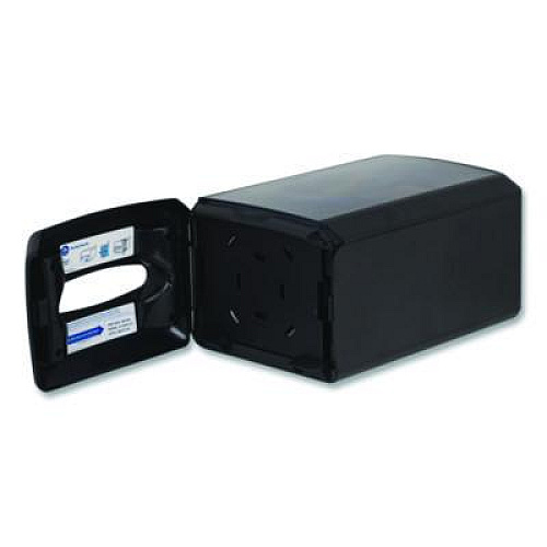 Dixie Countertop Napkin Dispenser, 13.25 x 8.56 x 7.18, Black (54510A)