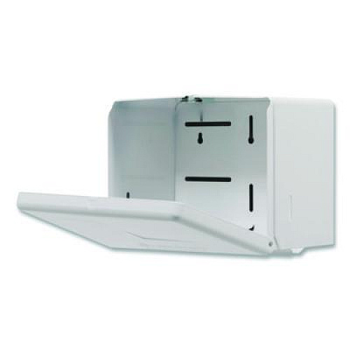 Georgia Pacific Professional Space Saver Singlefold Towel Dispenser, Steel, 11.63 x 6.63 x 8.13, White (56701)