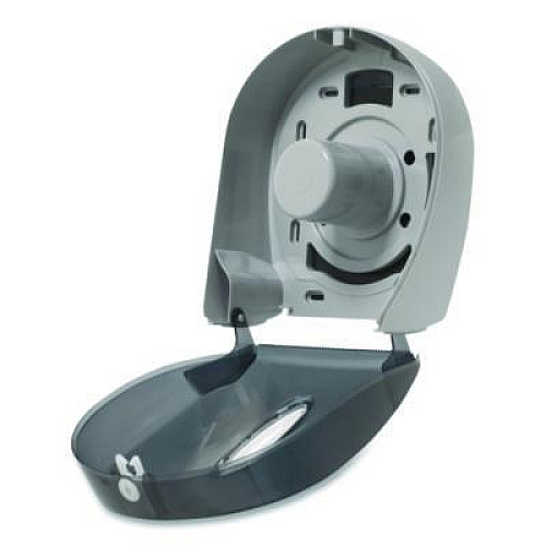 Georgia Pacific Professional Jumbo Jr. Bathroom Tissue Dispenser, Single Roll, 10.6 x 5.4 x 11.3, Translucent Smoke (59009)