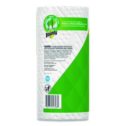 Bounty Select-a-Size Kitchen Roll Paper Towels, 2-Ply, 5.9 x 11, White, 82 Sheets/Double Roll, 24 Rolls/Carton (15708)