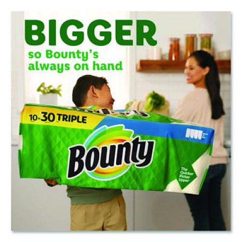 Bounty Select-a-Size Kitchen Roll Paper Towels, 2-Ply, 5.9 x 11, White, 82 Sheets/Double Roll, 24 Rolls/Carton (15708)