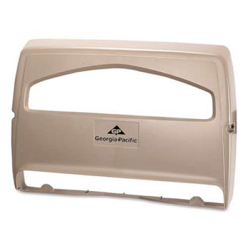 Georgia Pacific Professional Safe-T-Gard Toilet Seat Cover Dispenser, 16.38 x 2.5 x 11.75, Gray, 10/Carton (57737CT)