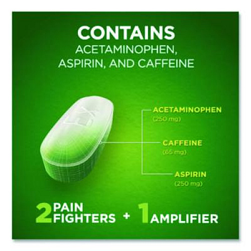 Excedrin X-Strength Caplets, 2 Caplets/Packet, 30 Packets/Box (2756950)