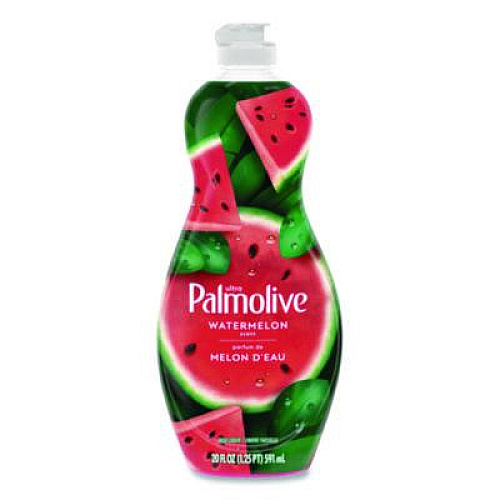 Ultra Palmolive Dishwashing Liquid, Watermelon Scent, 20 oz Bottle, 9/Carton (61047428)