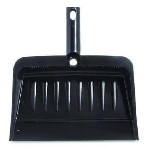 Carlisle Flo-Pac Flexible Plastic Dustpan, 8 x 12, Plastic, Black (36143703)