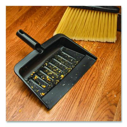 Carlisle Flo-Pac Flexible Plastic Dustpan, 8 x 12, Plastic, Black (36143703)