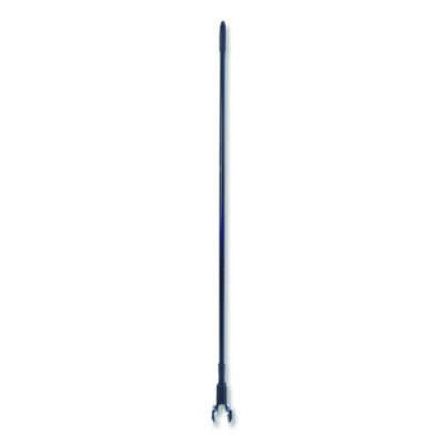 Carlisle Vinyl Coated Jaw Style Metal Mop Handle, 1" dia x 60", Black (3697000)