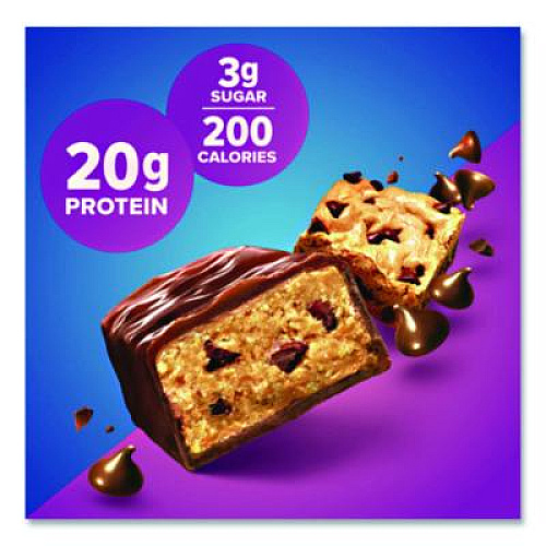 Balance Bar Pure Protein Bar, Chewy Chocolate Chip, 1.76 oz Bar, 6/Box (NRN13353)