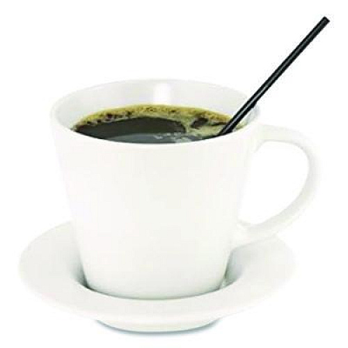 Berkley Square Wrapped Polypropylene Stirrers, 7.75", Black, 500/Box (BEP89378)