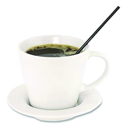 Wrapped Polypropylene Stirrers, 5.5", Black, 500/Box (BEP90209)
