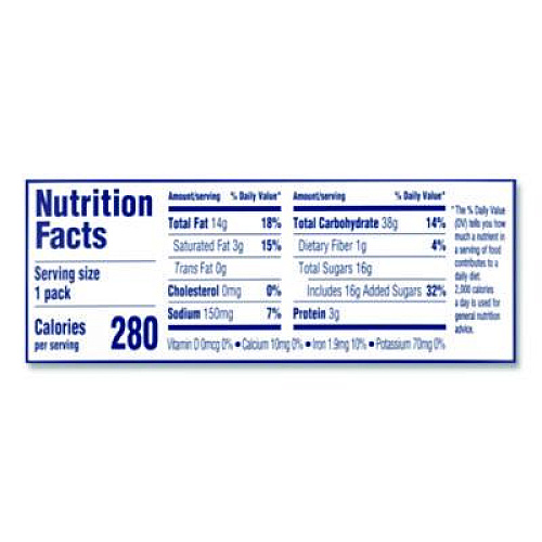 Nabisco Chocolate Chip Cookies - Single Serve, 2 oz Packets, 60/Carton (NFG015480)