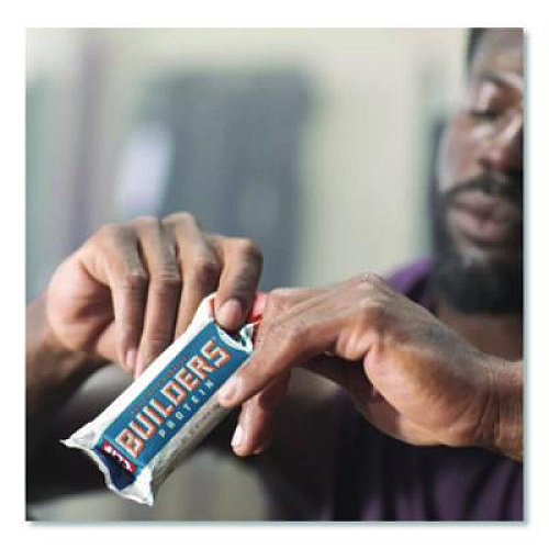CLIF Bar Builders Protein Bar, Chocolate Peanut Butter, 2.4 oz Bar, 12 Bars/Box (CCC160041)