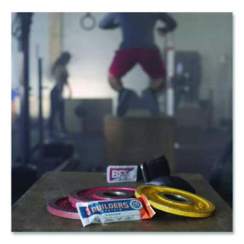 CLIF Bar Builders Protein Bar, Chocolate Peanut Butter, 2.4 oz Bar, 12 Bars/Box (CCC160041)