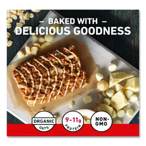 CLIF Bar Energy Bar, White Chocolate Macadamia Nut, 2.4 oz Bar, 12 Bars/Box (CCC161009)