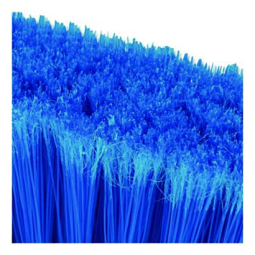 Carlisle Duo-Sweep Flagged Light Industrial Broom Head, 12", Blue/Black (4685314)