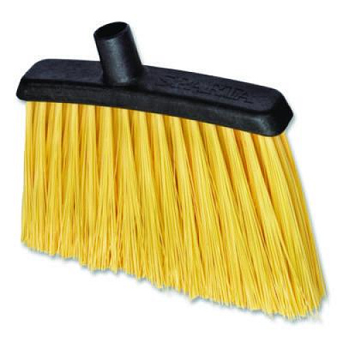 Carlisle Duo-Sweep Unflagged Heavy Duty Angle Broom, 55", Black/Yellow (4688500)
