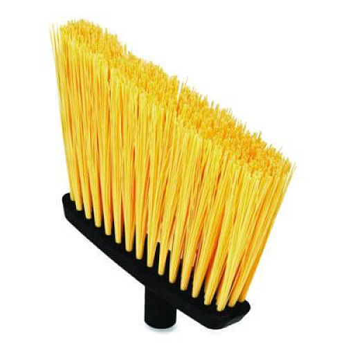 Carlisle Duo-Sweep Unflagged Heavy Duty Angle Broom, 55", Black/Yellow (4688500)