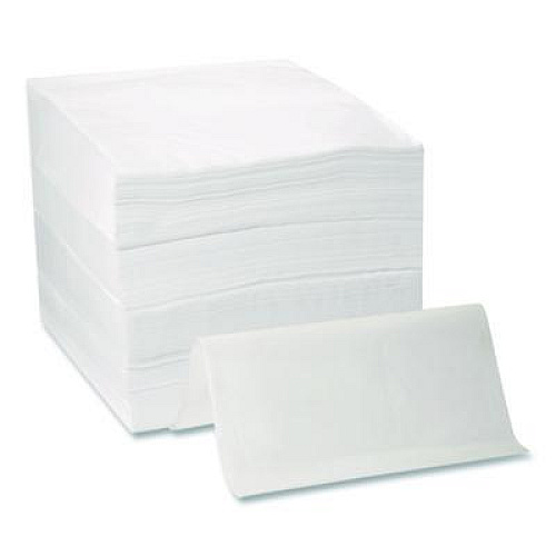 Dixie Ultra Flat Linen Replacement Dinner Napkin, 1-Ply, 16 x 15, White, 1,000/Carton (92120)
