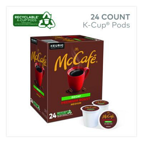 McCafe Premium Roast Decaf K-Cup, 24/BX (7467)