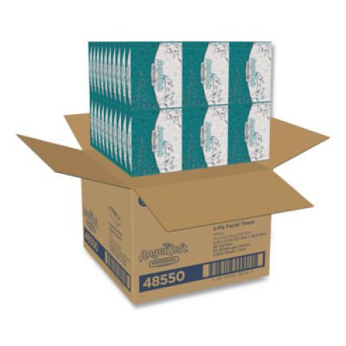 Georgia Pacific Professional Angel Soft ps Facial Tissue, 2-Ply, White, 50 Sheets/Box, 60 Boxes/Carton (48550)