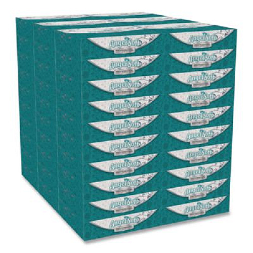 Georgia Pacific Professional Angel Soft ps Facial Tissue, 2-Ply, White, 50 Sheets/Box, 60 Boxes/Carton (48550)